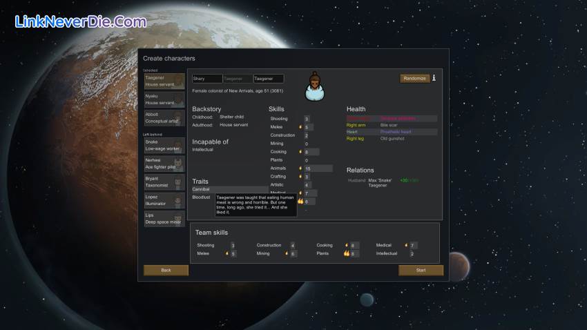 Hình ảnh trong game RimWorld (screenshot)