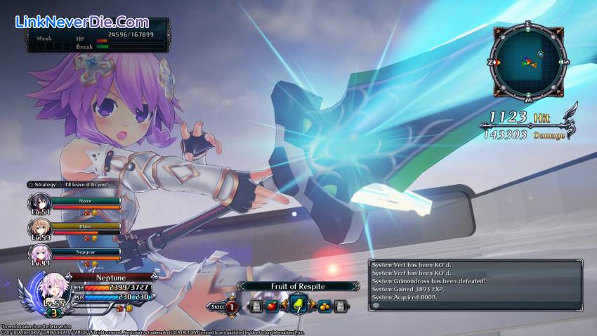 Hình ảnh trong game Cyberdimension Neptunia: 4 Goddesses Online (screenshot)