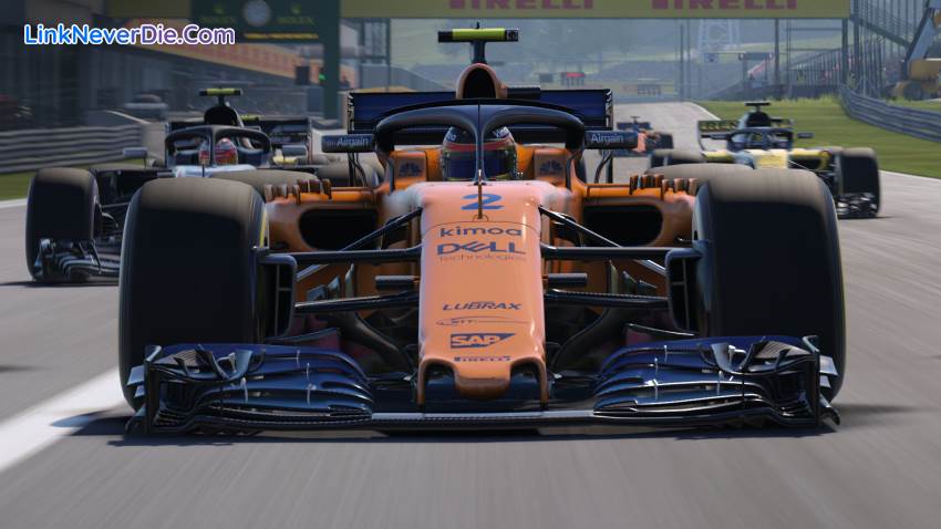 Hình ảnh trong game F1 2018 (screenshot)