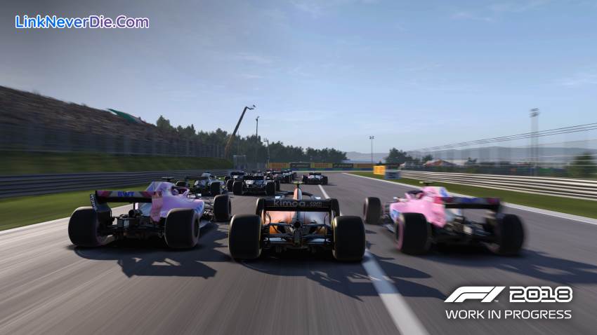 Hình ảnh trong game F1 2018 (screenshot)