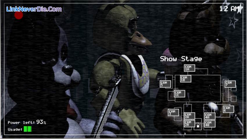 Hình ảnh trong game Five Nights at Freddy's (screenshot)