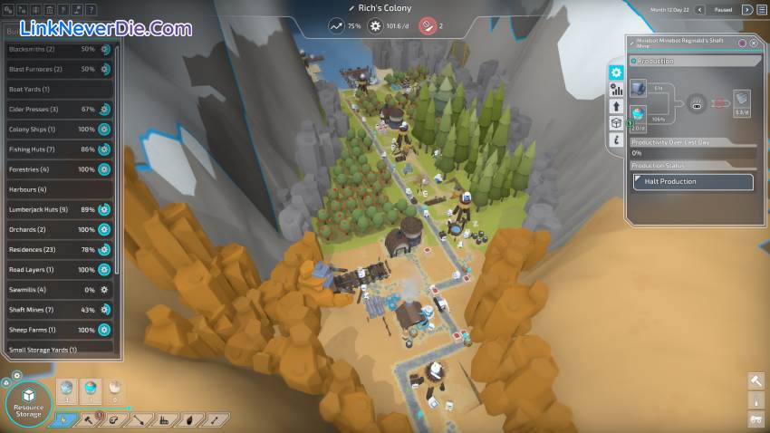 Hình ảnh trong game The Colonists (screenshot)