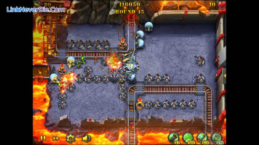 Hình ảnh trong game Fieldrunners (screenshot)