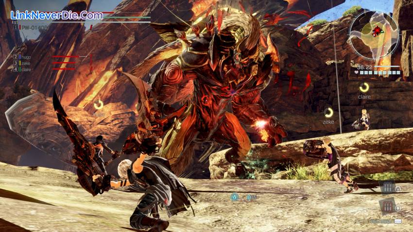 Hình ảnh trong game God Eater 3 (screenshot)