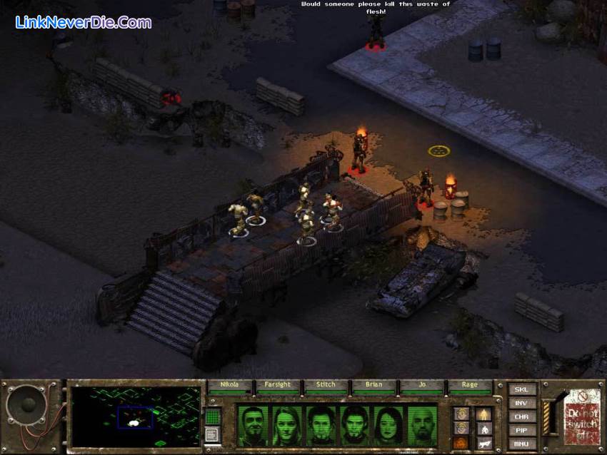 Hình ảnh trong game Fallout Tactics (screenshot)