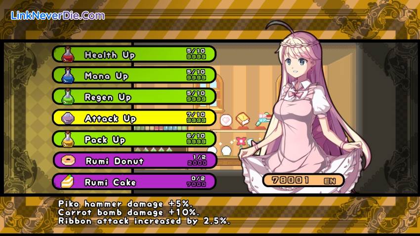 Hình ảnh trong game Rabi-Ribi (screenshot)