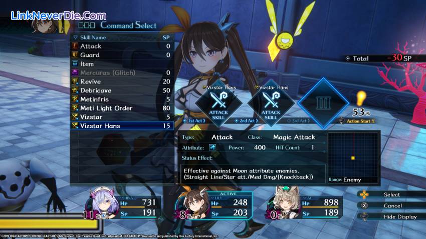 Hình ảnh trong game Death end re;Quest (screenshot)