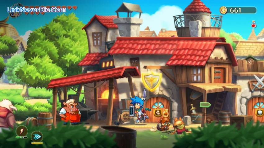 Hình ảnh trong game Monster Boy and the Cursed Kingdom (screenshot)