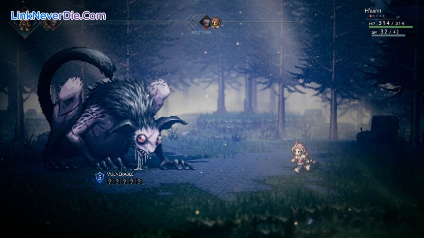 Hình ảnh trong game Octopath Traveler (screenshot)