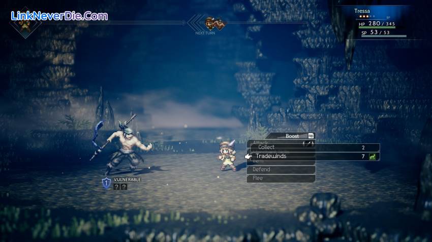 Hình ảnh trong game Octopath Traveler (screenshot)