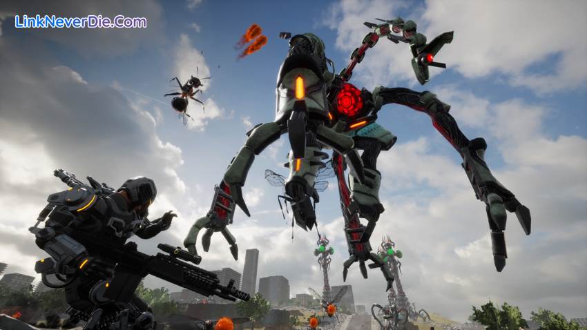 Hình ảnh trong game EARTH DEFENSE FORCE: IRON RAIN (screenshot)