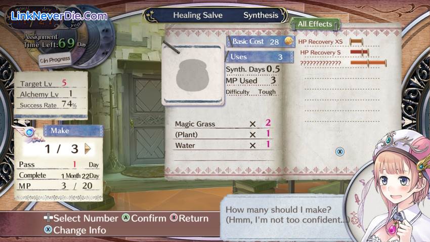 Hình ảnh trong game Atelier Rorona: The Alchemist of Arland DX (screenshot)