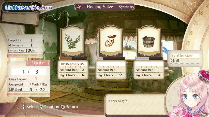 Hình ảnh trong game Atelier Meruru: The Apprentice of Arland DX (screenshot)