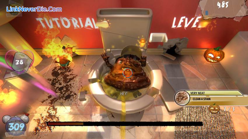 Hình ảnh trong game ATTACK OF THE EVIL POOP (screenshot)