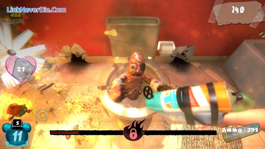 Hình ảnh trong game ATTACK OF THE EVIL POOP (screenshot)