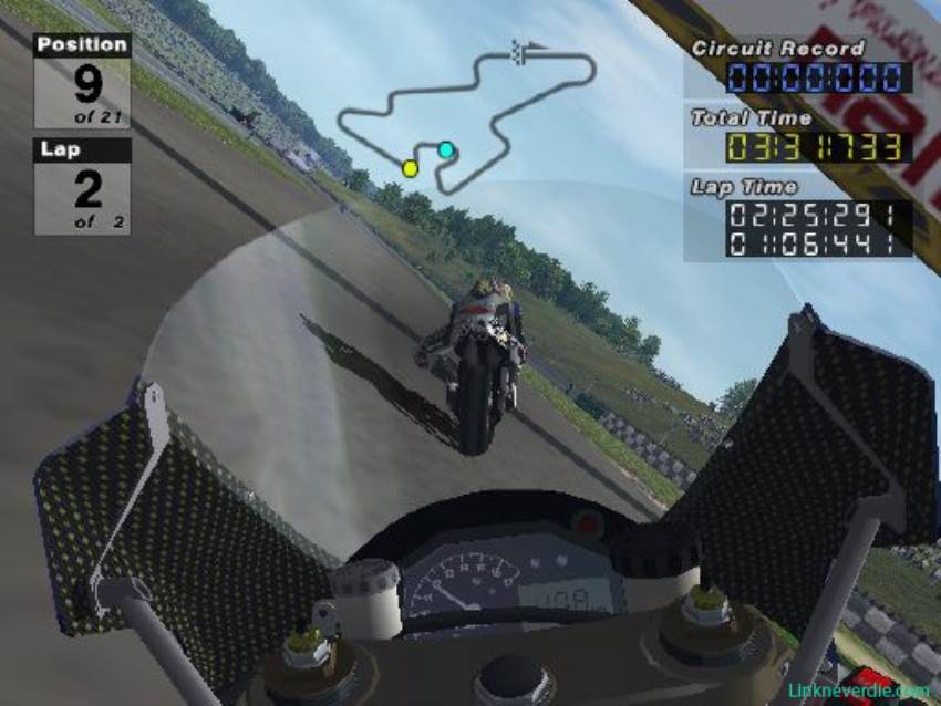 Hình ảnh trong game MotoGP 3 (screenshot)