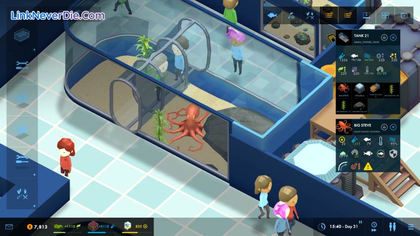 Hình ảnh trong game Megaquarium (screenshot)