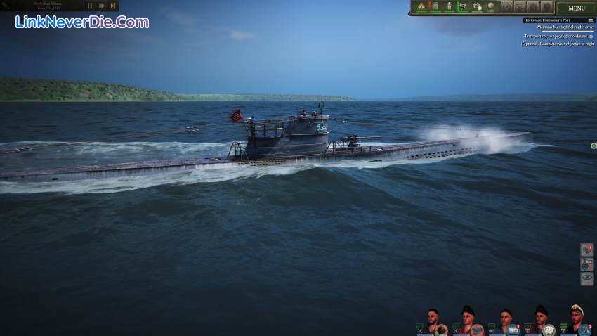 Hình ảnh trong game UBOAT (screenshot)