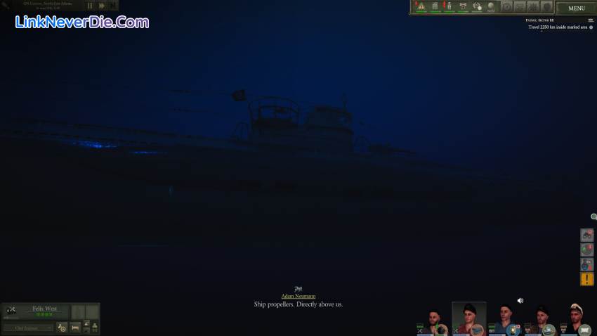 Hình ảnh trong game UBOAT (screenshot)