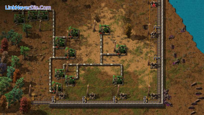 Hình ảnh trong game Factorio (screenshot)