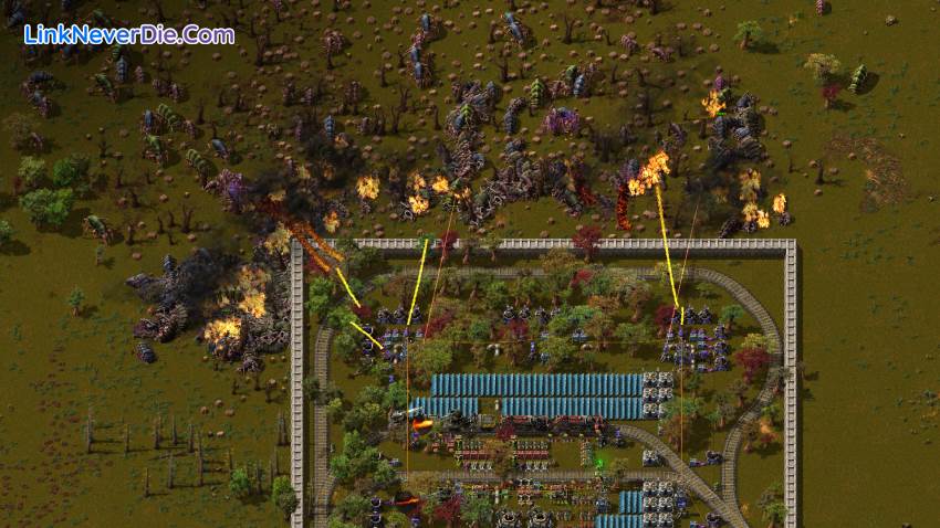 Hình ảnh trong game Factorio (screenshot)