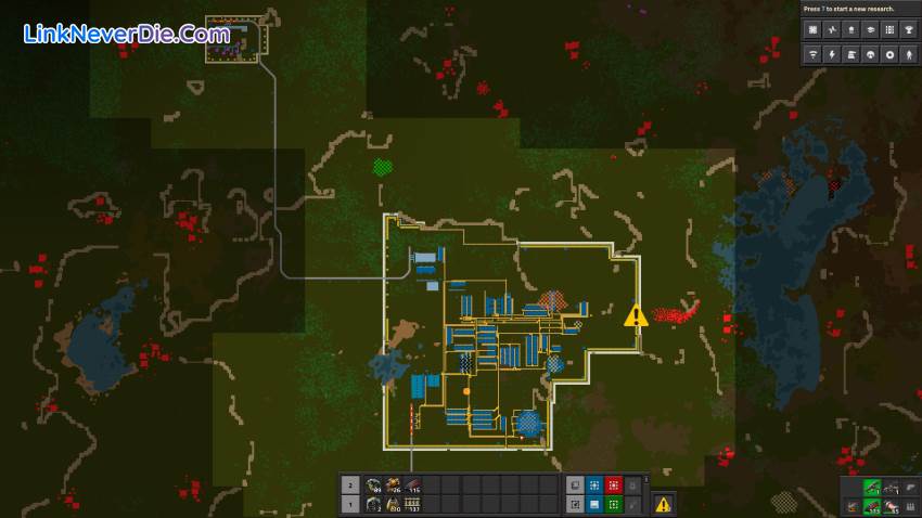 Hình ảnh trong game Factorio (screenshot)