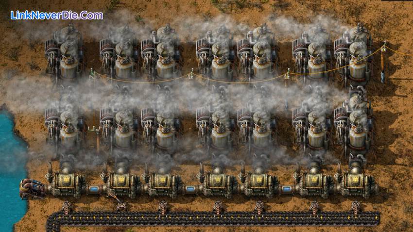 Hình ảnh trong game Factorio (screenshot)