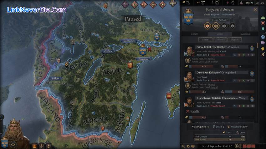 Hình ảnh trong game Crusader Kings III (screenshot)