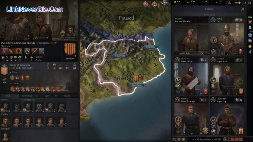 Hình ảnh trong game Crusader Kings III (screenshot) Hình ảnh trong game Crusader Kings III (screenshot)