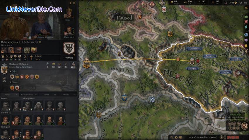 Hình ảnh trong game Crusader Kings III (screenshot)