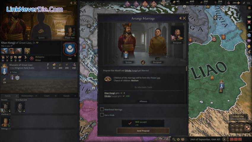 Hình ảnh trong game Crusader Kings III (screenshot) Hình ảnh trong game Crusader Kings III (screenshot)