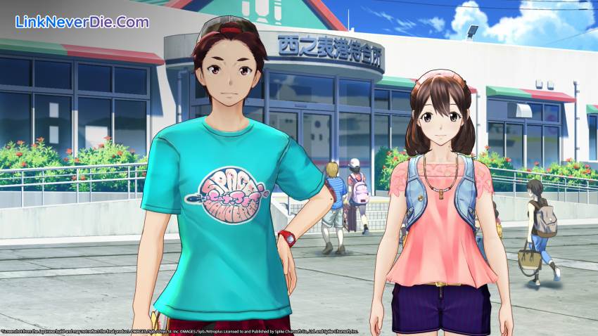 Hình ảnh trong game ROBOTICS;NOTES DaSH (screenshot)