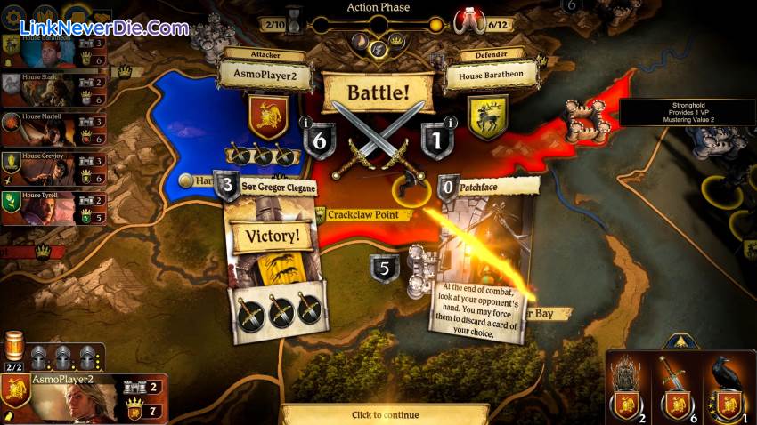 Hình ảnh trong game A Game of Thrones: The Board Game (screenshot)