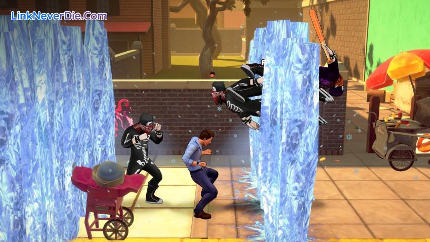 Hình ảnh trong game Cobra Kai: The Karate Kid Saga Continues (screenshot)