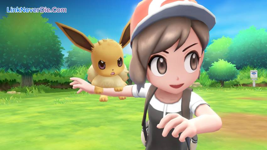 Hình ảnh trong game Pokemon: Let’s Go, Pikachu and Eevee! (screenshot)