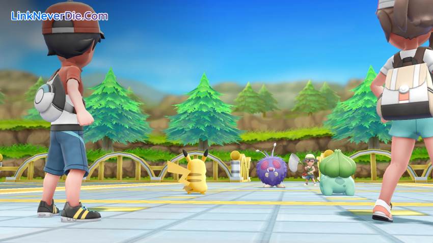 Hình ảnh trong game Pokemon: Let’s Go, Pikachu and Eevee! (screenshot)