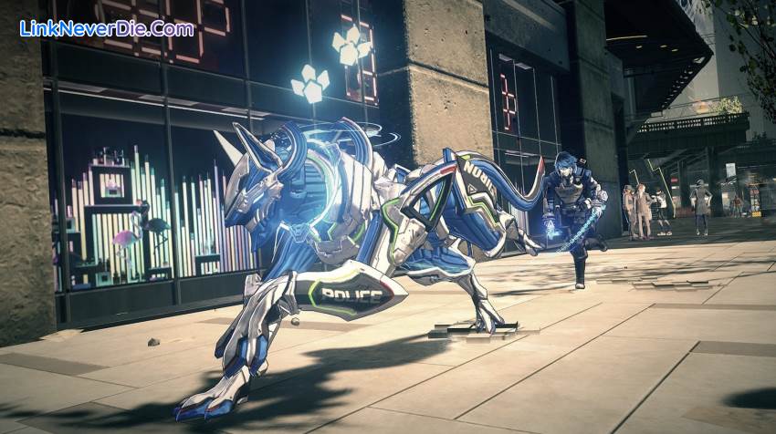 Hình ảnh trong game Astral Chain (screenshot)