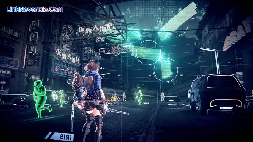 Hình ảnh trong game Astral Chain (screenshot)