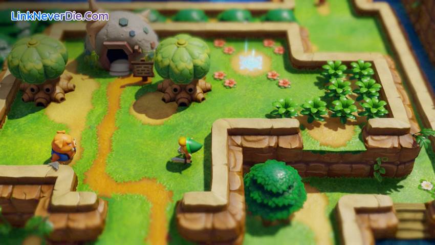 Hình ảnh trong game The Legend of Zelda: Link’s Awakening (screenshot)