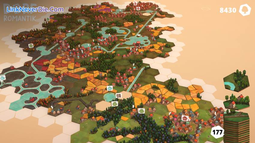 Hình ảnh trong game Dorfromantik (screenshot) Hình ảnh trong game Dorfromantik (screenshot)