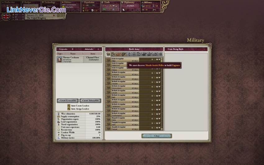 Hình ảnh trong game Victoria II (screenshot) Hình ảnh trong game Victoria II (screenshot)