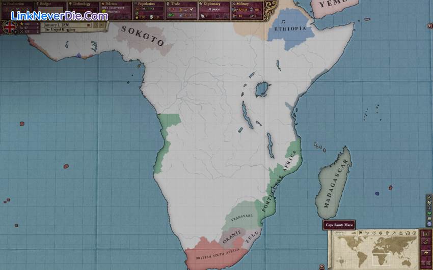 Hình ảnh trong game Victoria II (screenshot) Hình ảnh trong game Victoria II (screenshot)