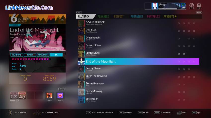Hình ảnh trong game DJMAX RESPECT V (screenshot) Hình ảnh trong game DJMAX RESPECT V (screenshot)