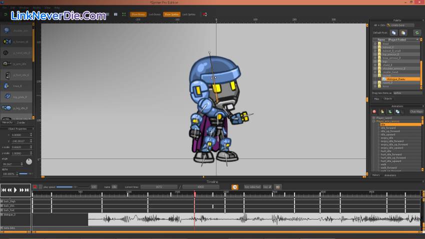 Hình ảnh trong game Spriter Pro (screenshot) Hình ảnh trong game Spriter Pro (screenshot)