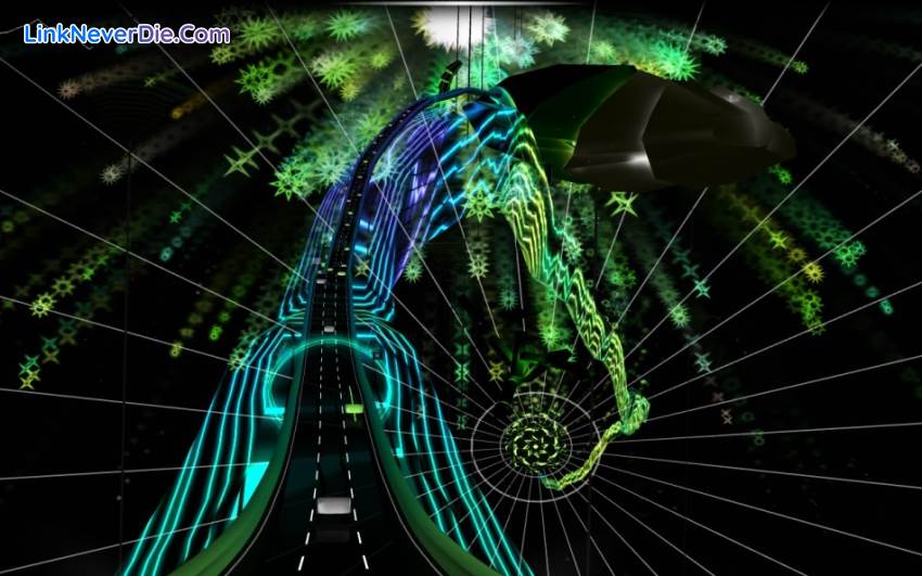 Hình ảnh trong game Audiosurf (screenshot)