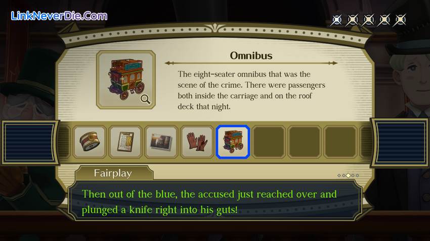 Hình ảnh trong game The Great Ace Attorney Chronicles (screenshot)