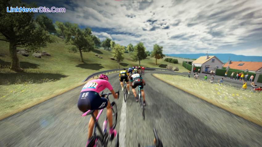 Hình ảnh trong game Tour de France 2021 (screenshot)