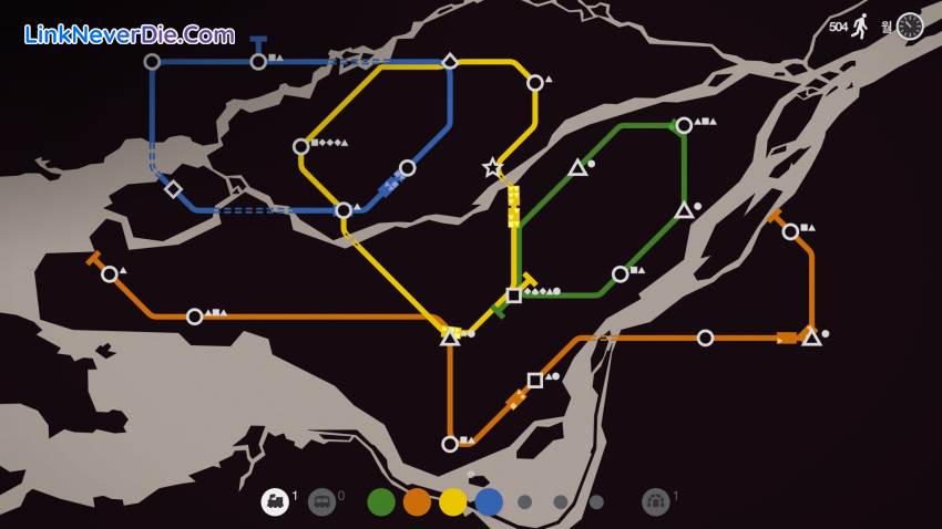 Hình ảnh trong game Mini Metro (screenshot) Hình ảnh trong game Mini Metro (screenshot)