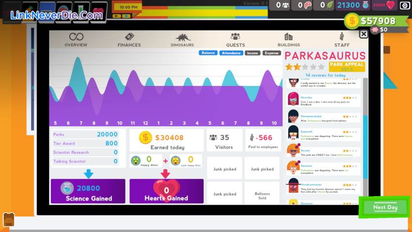 Hình ảnh trong game Parkasaurus (screenshot) Hình ảnh trong game Parkasaurus (screenshot)