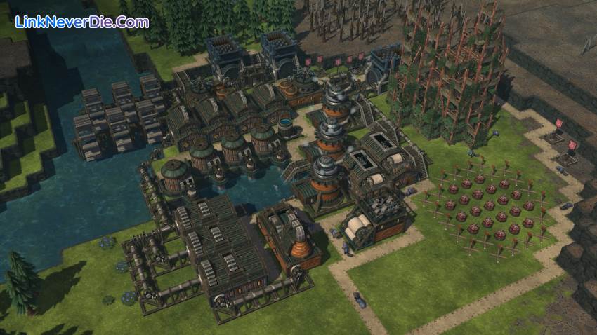 Hình ảnh trong game Timberborn (screenshot)